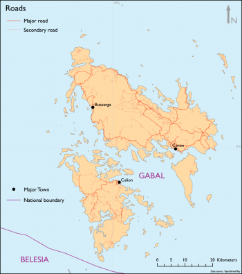 Location of Gabal