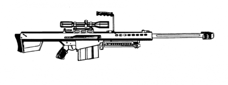 File:United States M82A1A .50-cal Antimateriel Rifle.PNG